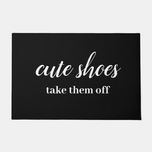 Cute Shoes Deurmat (Voorkant)