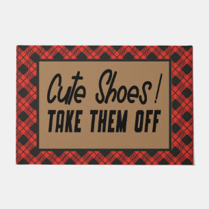 Cute Shoes Haal ze uit - Buffalo-pleister Deurmat