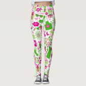 Cute Shoping Accessoires Leggings (Voorkant)