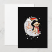 Cute Shorkie met kerstkerstHondenliefhebber voor k Kaart (Voorkant / Achterkant)