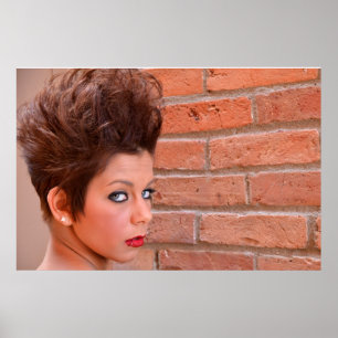 Cute Short Hair Poster