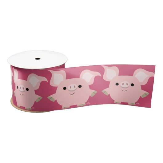 Cute Shorty Cartoon Pig 3-inch lint (Spoel)