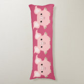 Cute Shorty Cartoon Pig Body Pillow Lichaamskussen (Voorkant Verticaal)