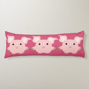 Cute Shorty Cartoon Pig Body Pillow Lichaamskussen