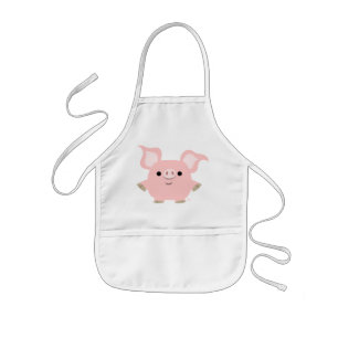 Cute Shorty Cartoon Pig Children Schort