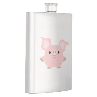 Cute Shorty Cartoon Pig Classic Flask Flacon
