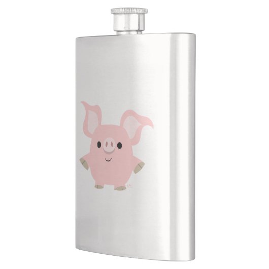 Cute Shorty Cartoon Pig Classic Flask Flacon (Links)
