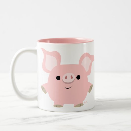 Cute Shorty Cartoon Pig Mok (Links)
