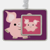Cute Shorty Cartoon Pig Pattern Ornament (Voorkant)