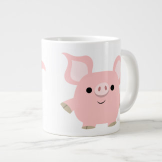 Cute Shorty Cartoon Varken Jumbo Mok