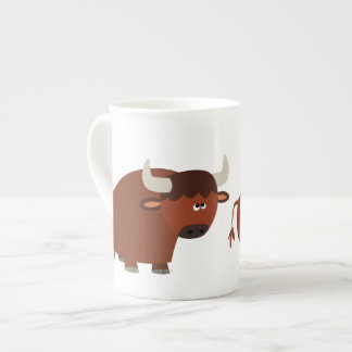 Cute Shy Cartoon Bull China Mok
