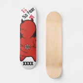 Cute Shy Devil in LOVE Persoonlijk Skateboard (Voorkant)