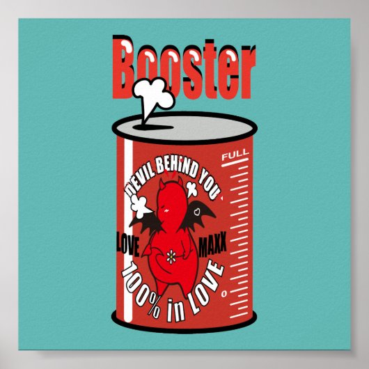 Cute Shy Devil in LOVE Poster (Voorkant)