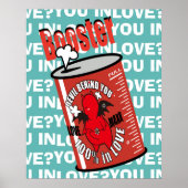 Cute Shy Devil in LOVE Poster (Voorkant)