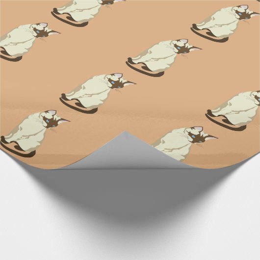 CUTE SIAMESE CAT CADEAUPAPIER (Hoek)
