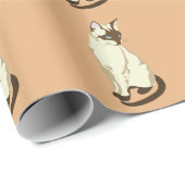 CUTE SIAMESE CAT CADEAUPAPIER (Rol Hoek)