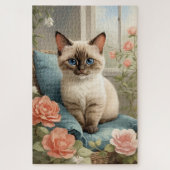 Cute Siamese Cat Legpuzzel (Verticaal)