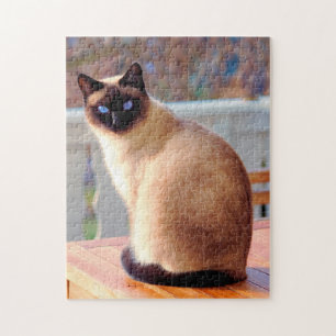 Cute Siamese Cat Legpuzzel