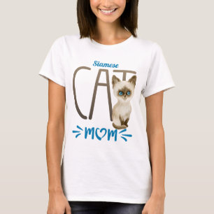 Cute Siamese Cat Ma T-Shirt