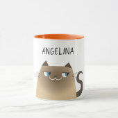 Cute Siamese Cat Mok (Midden)