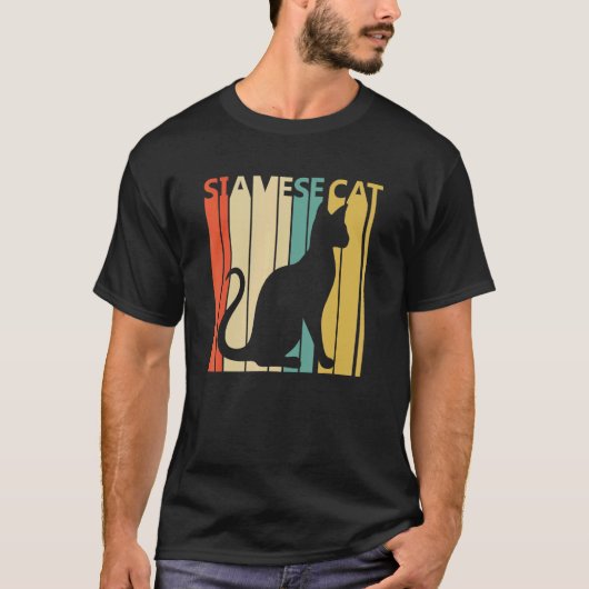Cute Siamese Cat T-shirt (Voorkant)