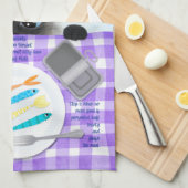 Cute Siamese Cat Theedoek (Quarter Fold)