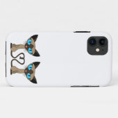 Cute Siamese Cats Tail Heart Case-Mate iPhone Case (Achterkant (horizontaal))