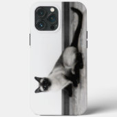CUTE Siamese Kat Portret Foto Case-Mate iPhone Case (Achterkant)