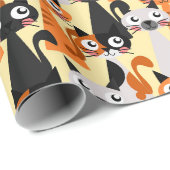 Cute Siamese katten Cadeaupapier (Rol Hoek)