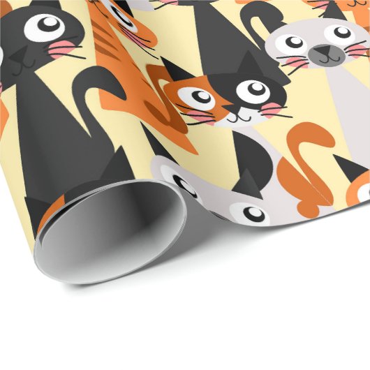 Cute Siamese katten Cadeaupapier (Rol Hoek)