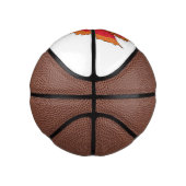 Cute Siamese vecht tegen cartoon Basketbal (Rechts)