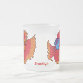 Cute Siamese vecht tegen cartoon Matglas Koffiemok (Center)