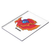 Cute Siamese vecht tegen cartoon Notitieboek (Linkerzijde)