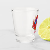 Cute Siamese vecht tegen cartoon Shot Glas (Links)