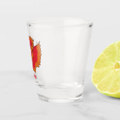 Cute Siamese vecht tegen cartoon Shot Glas (Rechts)