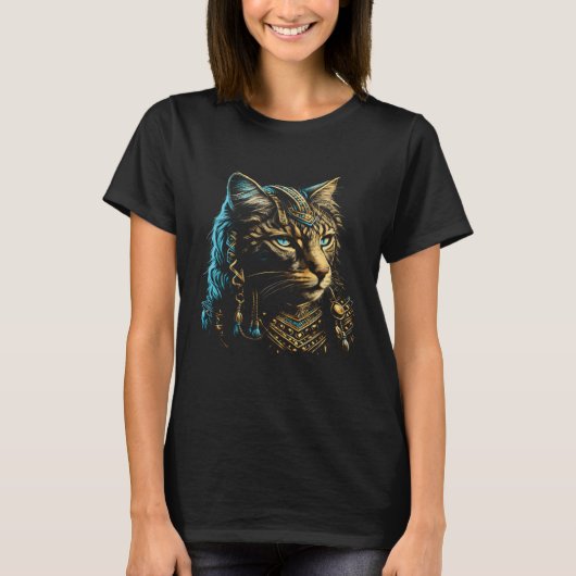 Cute Siberian Cat  Egyptian Pharaoh Siberian Cat O T-shirt (Voorkant)