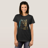 Cute Siberian Cat  Egyptian Pharaoh Siberian Cat O T-shirt (Voorkant volledig)