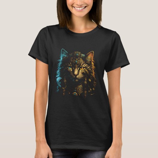 Cute Siberian Cat  Egyptian Pharaoh Siberian Cat O T-shirt (Voorkant)