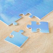 Cute Siberian Huskies Kerstmis Puzzle Legpuzzel (Zijkant)