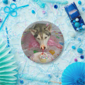 Cute Siberian Husky Birthday Bord (Feest)