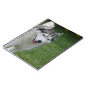 Cute Siberian Husky Notitieboek (Linkerzijde)