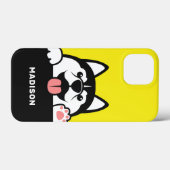Cute Siberian Husky-telefoongesprekken Case-Mate iPhone Case (Achterkant (horizontaal))