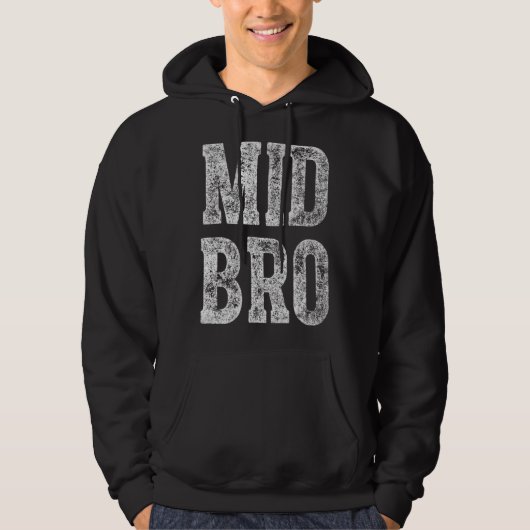 Cute Sibling Day Mid Bro Hoodie (Voorkant)