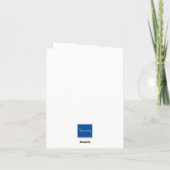 Cute Sick Teddy Dog Get Well Card Kaart (Achterkant)