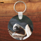 Cute Sifaka Lemur Sleutelhanger (Voorkant)