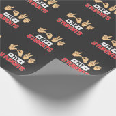 Cute Sign Language Teacher Love My Studenten Cadeaupapier (Hoek)