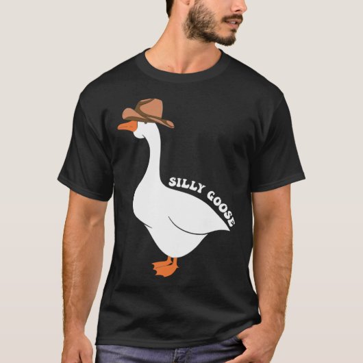 Cute Silly Goose Ugly Xmas  Goose Trendy Clothing T-shirt (Voorkant)