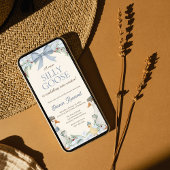 Cute Silly Goose Waddle Into Winter Baby Shower Kaart