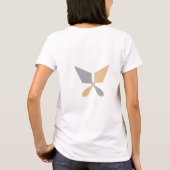 Cute Silver & Gold Home waar u uw trommel ophangt T-shirt (Achterkant)
