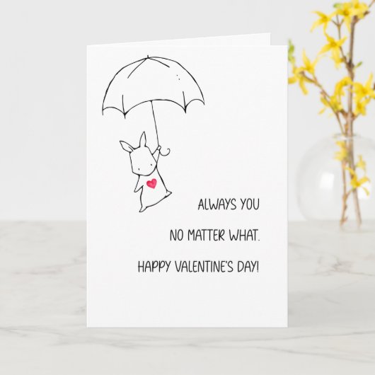 Cute Simple Always you Folded Kaart (Gele Bloem)